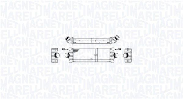 MAGNETI MARELLI Intercooler 351319206050 MAGNETI MARELLI 351319206050 Radiator intercooler Transit Mk7 Flatvogn lastebil / Chassis (V363) originale pris
