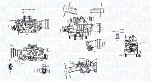 Termostat, kjølemiddel MAGNETI MARELLI 352317005080 MAGNETI MARELLI 352317005080: Termostathus Citroen C5 2019