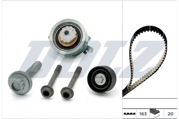 DOLZ Distributieriem set SKD255 Distributieriem AUDI DOLZ SKD255