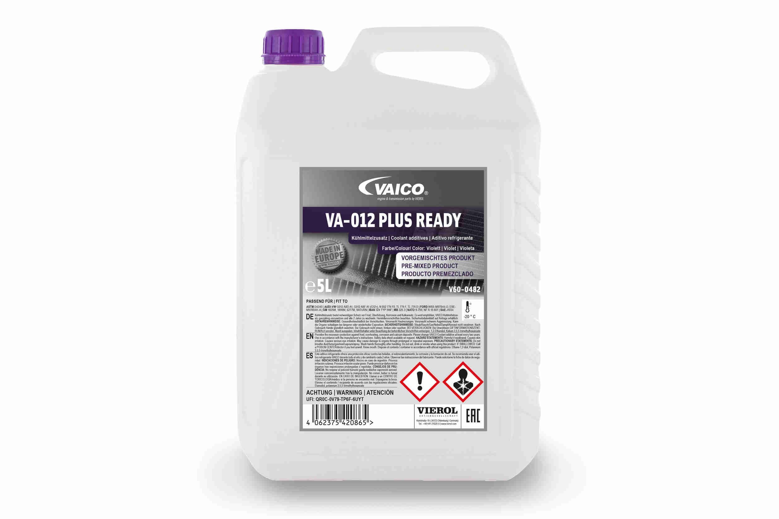 VAICO Antigel V60-0482 V60-0482 Liquide de refroidissement antigel LAND ROVER RANGE ROVER EVOQUE VAICO
