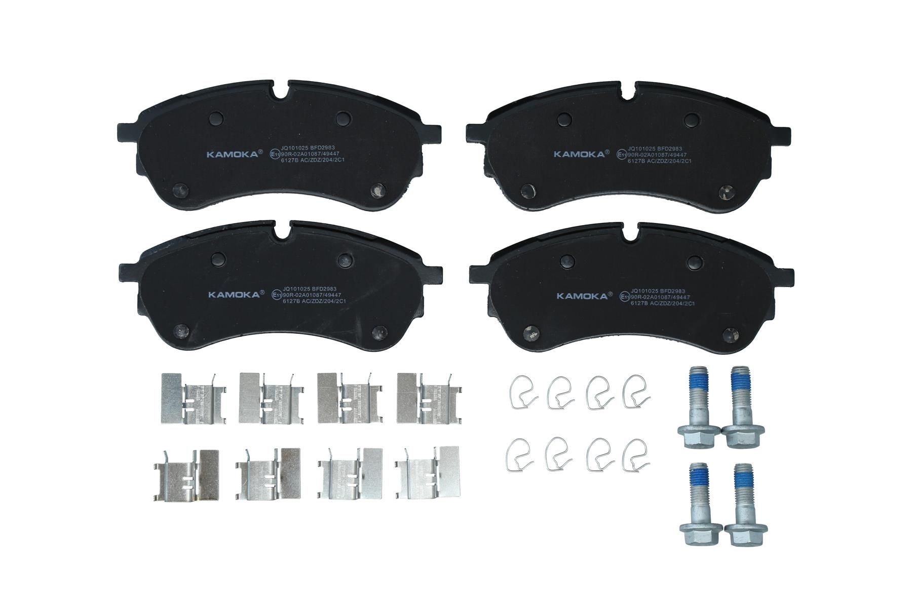 KAMOKA Plaquettes de frein JQ101025 KAMOKA JQ101025 Plaquettes de frein VOLKSWAGEN Crafter Minibus (SY) 2.0 TDI 4motion 140 CV 2021