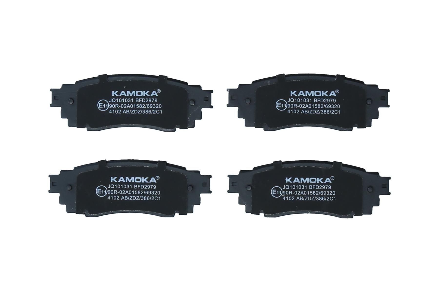 Plaquettes de frein KAMOKA JQ101031 KAMOKA JQ101031 Plaquettes de frein avant et arrière Toyota C-HR 2018