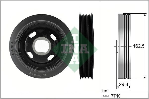 INA Poulie damper (vilebrequin) 544 0179 10 Kit de poulies vilebrequin INA KANGOO 544 0179 10 pas cher