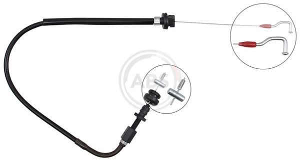 A.B.S. Cabo do acelerador K35980 A.B.S. K35980 Cabo do acelerador Renault 9 originais