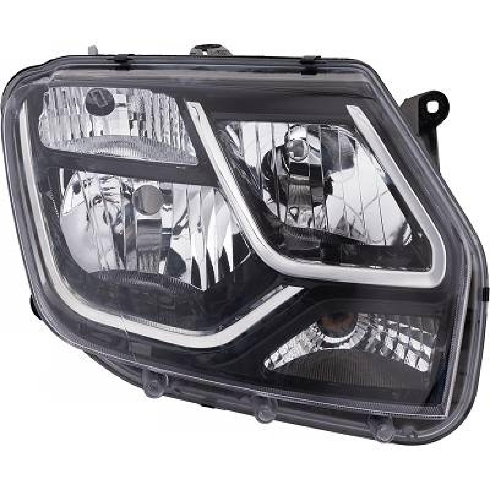 DIEDERICHS Strålkastare 4560182 Byta Strålkastare Dacia Duster Skåpbil kostnad DIEDERICHS 4560182