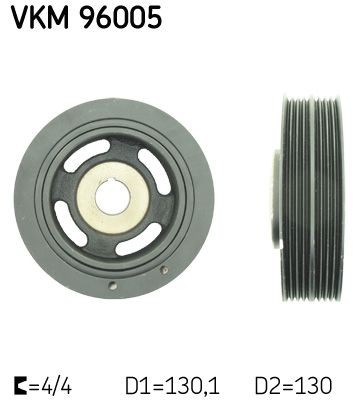 SKF Krukaspoelie VKM 96005 SKF VKM 96005 Krukaspoelie Aveo / Kalos Sedan (T250, T255) originele prijs