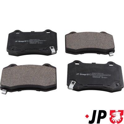 JP GROUP Pastilhas de travão 6563705110 Pastilha de freio JP GROUP JEEP 6563705110