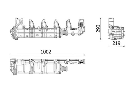 MAHLE EGR kylare CE 51 000P Byta EGR kylare Mercedes X156 kostnad MAHLE CE 51 000P