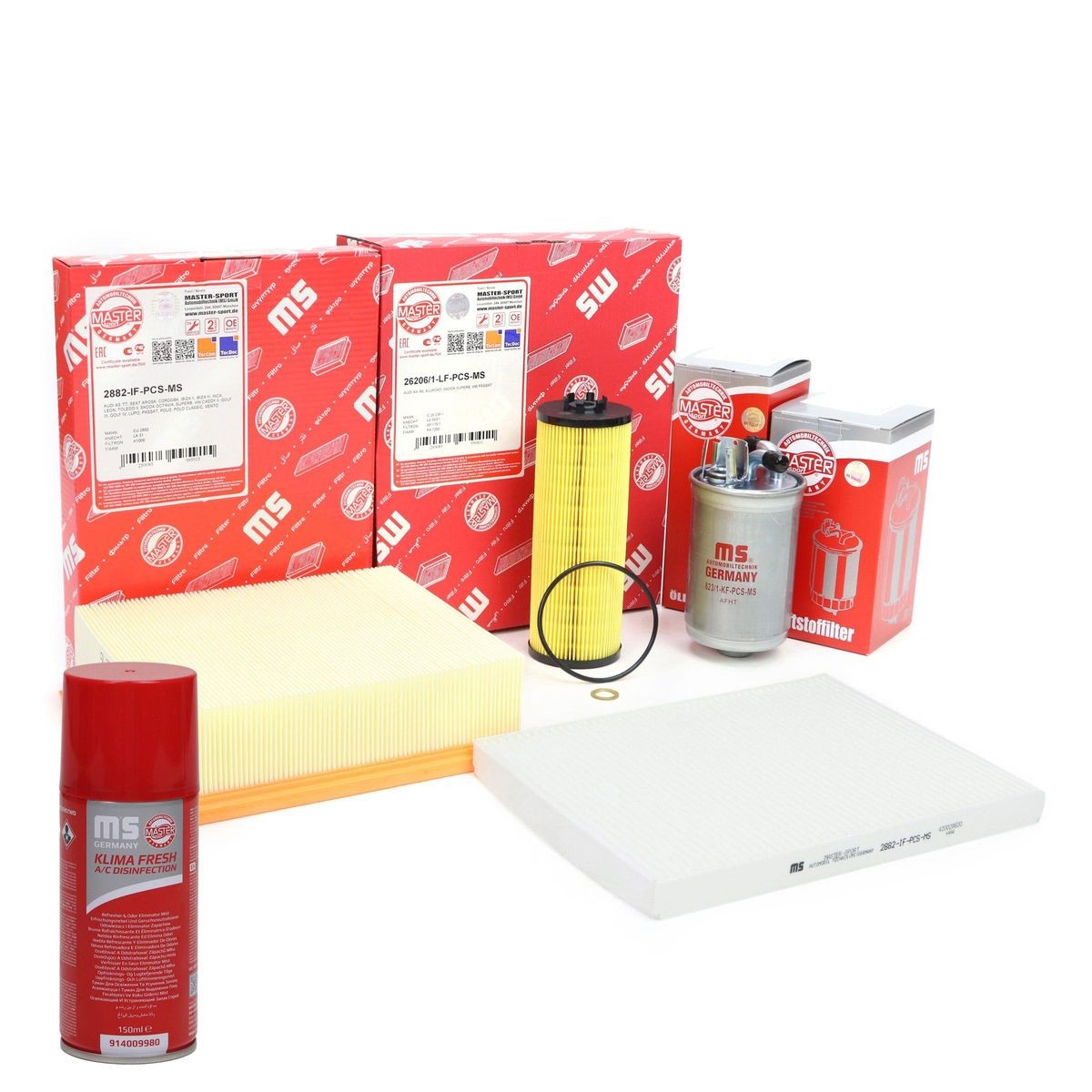 MASTER-SPORT Σετ φίλτρων 450001652P Σετ φίλτρων SKODA MASTER-SPORT 450001652P