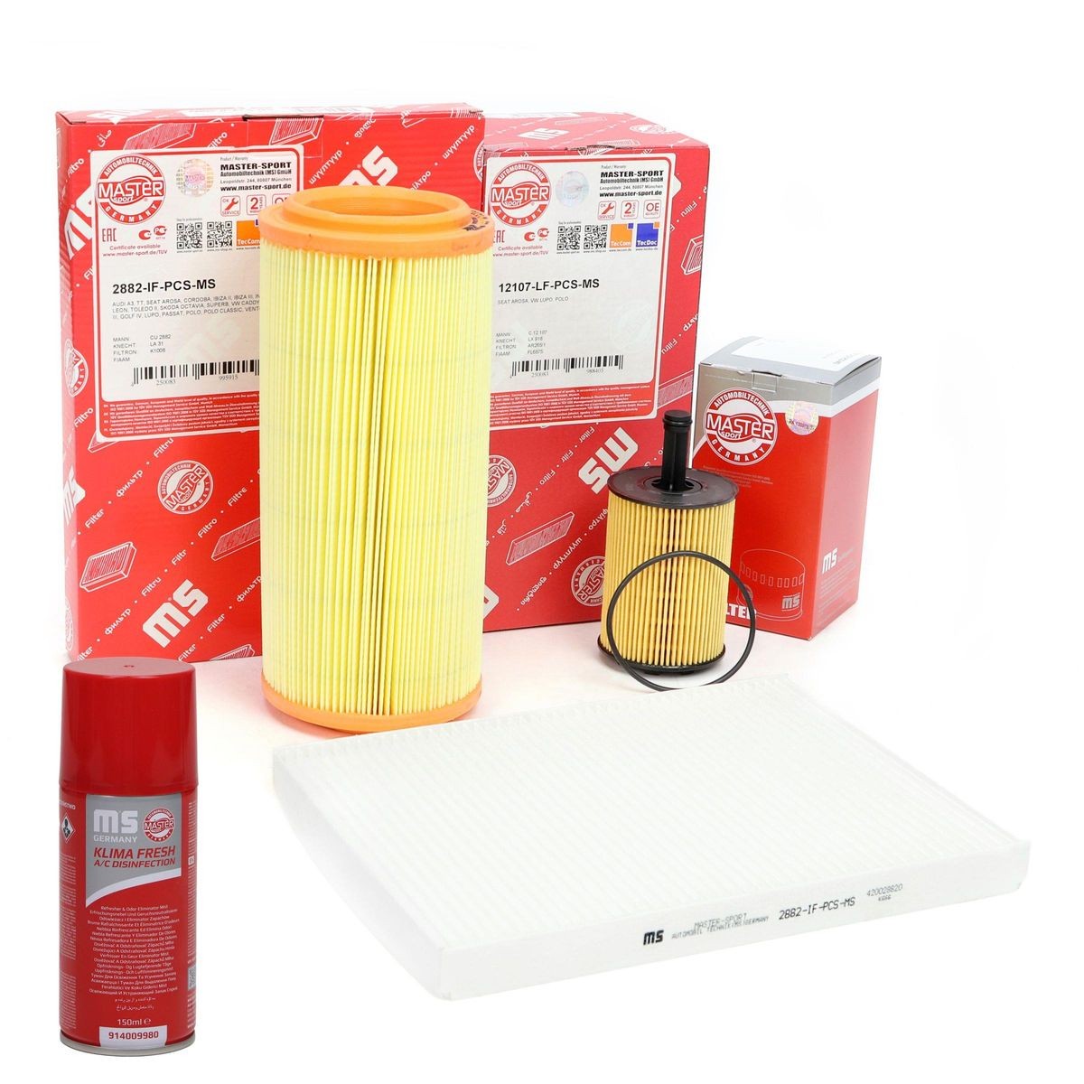 MASTER-SPORT Filter kit 450001662P Servicekit og filtersæt MASTER-SPORT CHARGER 450001662P billig