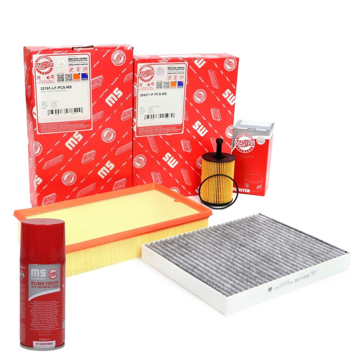 MASTER-SPORT Filter kit 450002143P Servicekit og filtersæt MASTER-SPORT PARTNER 450002143P billig