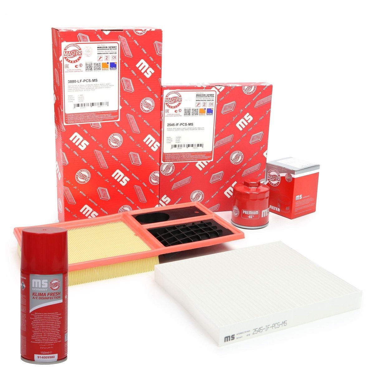 MASTER-SPORT Filtersett 450002332P Filtersett MASTER-SPORT SAMURAI 450002332P billige