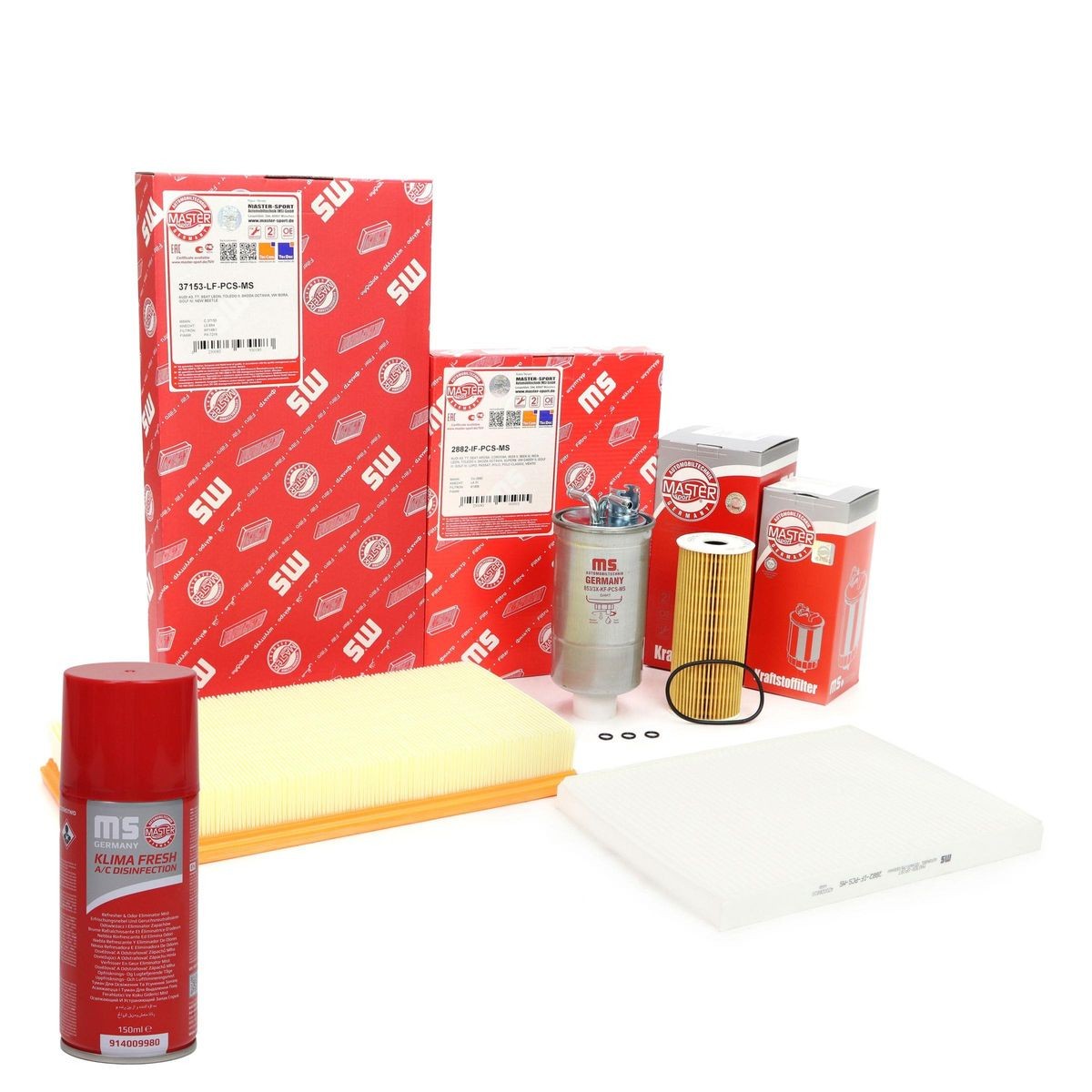 MASTER-SPORT Filtersats 450002392P 450002392P MASTER-SPORT servicekit och filtersats AUDI A5