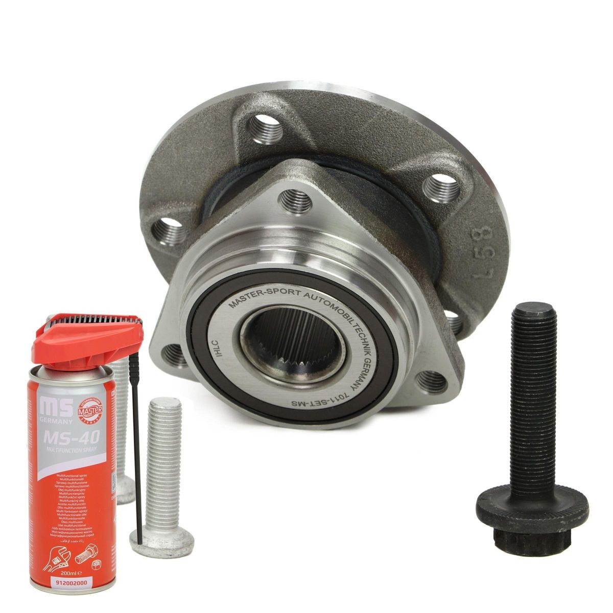 MASTER-SPORT Pyöränlaakerisarja 7011-SET-MSP Pyöränlaakerisarja MASTER-SPORT sisäänrakennetulla magneetti sensorirenkaalla, 85 mm
