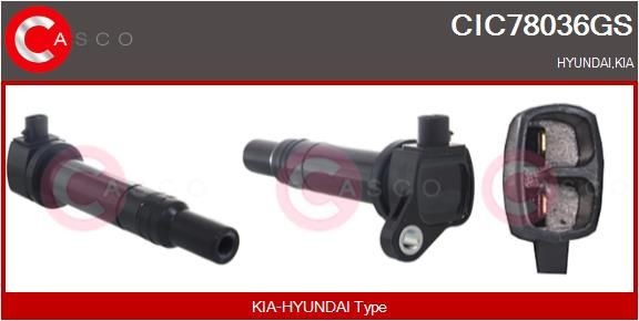 CASCO Bobina d'accensione CIC78036GS CIC78036GS Bobina d'accensione CASCO KIA SOUL costo