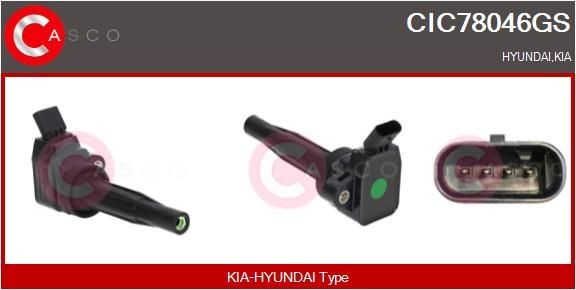 CASCO Bobina d'accensione CIC78046GS CIC78046GS costo Bobina d'accensione CASCO KIA SOUL