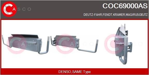 CASCO Oliekoeler COC69000AS COC69000AS Oliekoeler CASCO PEUGEOT 307