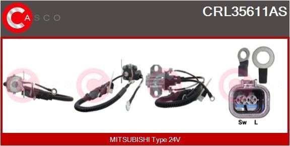 CASCO Relè, starter CRL35611AS CRL35611AS Relè, starter PORSCHE MACAN CASCO