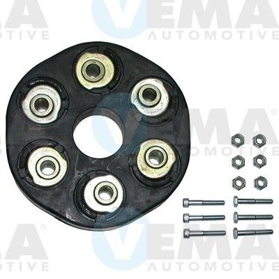VEMA Hardyschijf 500029 500029 Askoppelingsschijf Volkswagen TIGUAN VEMA