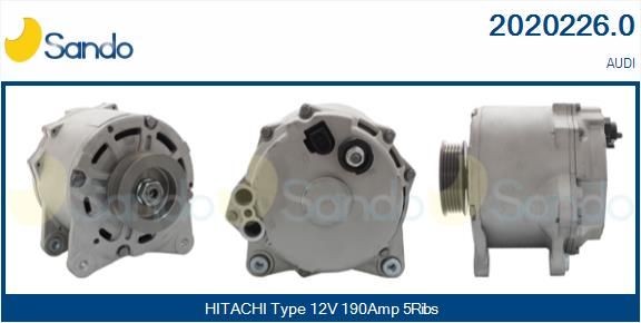 SANDO Generator 2020226.0 SANDO 2020226.0 dynastart AUDI R8