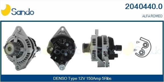 SANDO Dynamo 2040440.0 Dynamo ALFA ROMEO SANDO 2040440.0