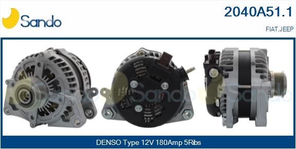 SANDO Lichtmaschine 2040A51.1 Startergenerator SANDO Jeep RENEGADE 2040A51.1