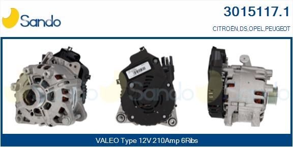 SANDO Generátor zapaľovania 3015117.1 Alternátor SANDO 307 3015117.1 lacné