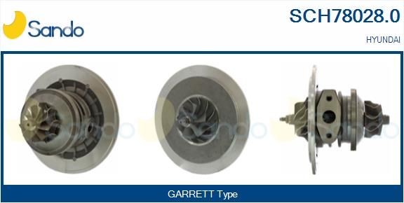 Kjernegruppe, lader SANDO SCH78028.0 SANDO SCH78028.0 Turbolader Hyundai H100 2009