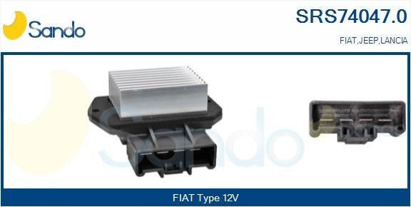 SANDO Résistance, pulseur d'air habitacle SRS74047.0 Fiat GRANDE PUNTO Résistance ventilation SANDO SRS74047.0