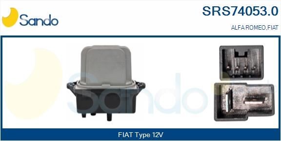 SANDO Résistance, pulseur d'air habitacle SRS74053.0 Fiat GRANDE PUNTO Résistance pulseur d'air habitacle SANDO SRS74053.0