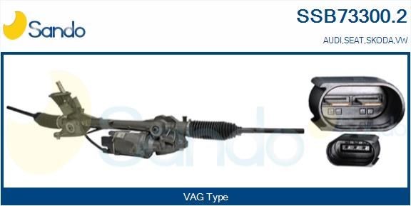 SANDO Tannstang SSB73300.2 SANDO SSB73300.2 Tannstang Skoda Octavia 3 billige