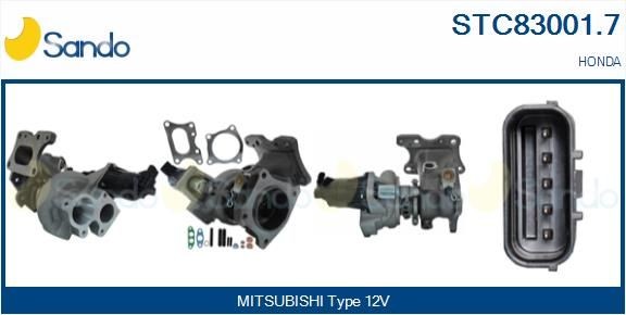 SANDO Turbocompressor STC83001.7 SANDO STC83001.7 Turbocompressor HONDA Civic X Hatchback (FC,FK) baratos
