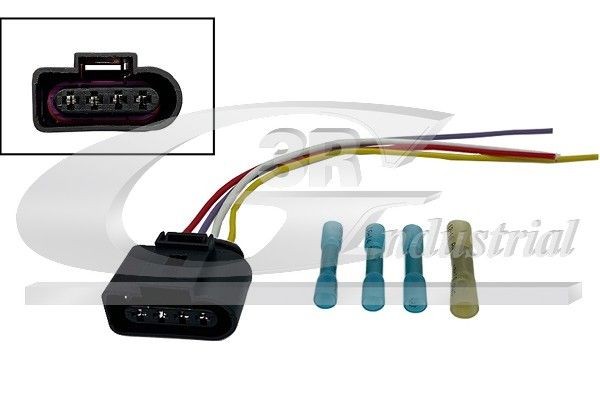 3RG Kabelreparationssæt, tændspole 30702 Kabelsæt Skoda 3T4 30702 3RG