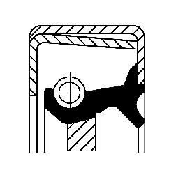 Pakdåse, manuel gearkasse CORTECO 01019153B CORTECO 01019153B: Gearkasse pakning Opel CORSA 2016