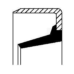 CORTECO Dichtring, fuseelager 01026865B 01026865B CORTECO Fuseehuis Citroën goedkoop
