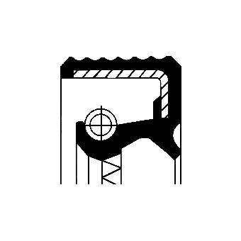 CORTECO Wellendichtring, Schaltgetriebe 01034076B CORTECO 01034076B KIA CEE`D Sportswagon (JD) Schaltgetriebe