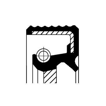 CORTECO Shaft Seal, manual transmission 01034078B 01034078B CORTECO gearbox gaskets MERCEDES-BENZ 123-Series