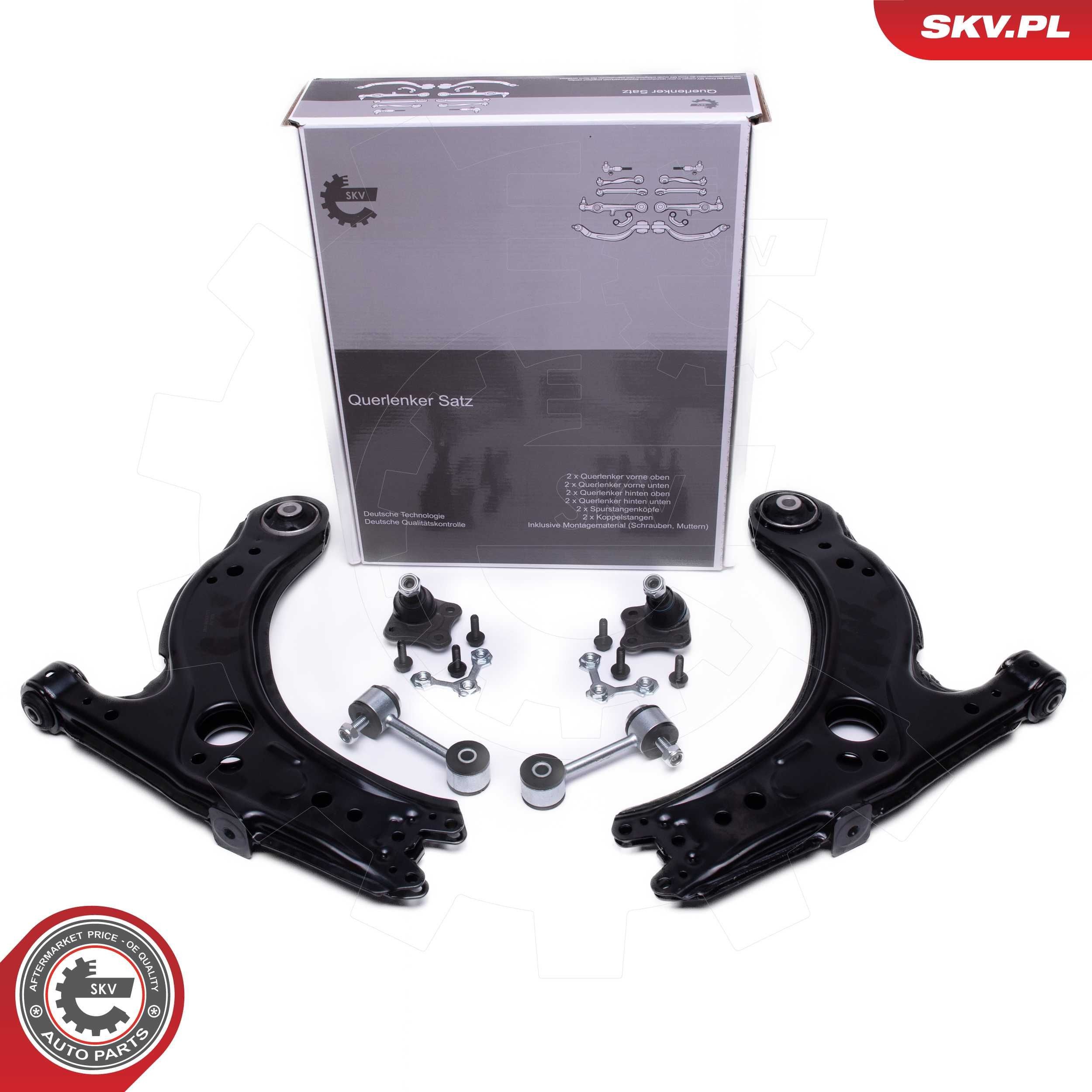 ESEN SKV Kit bras de suspension 04SKV750 04SKV750 Kit de réparation bras de suspension AUDI A4 ESEN SKV