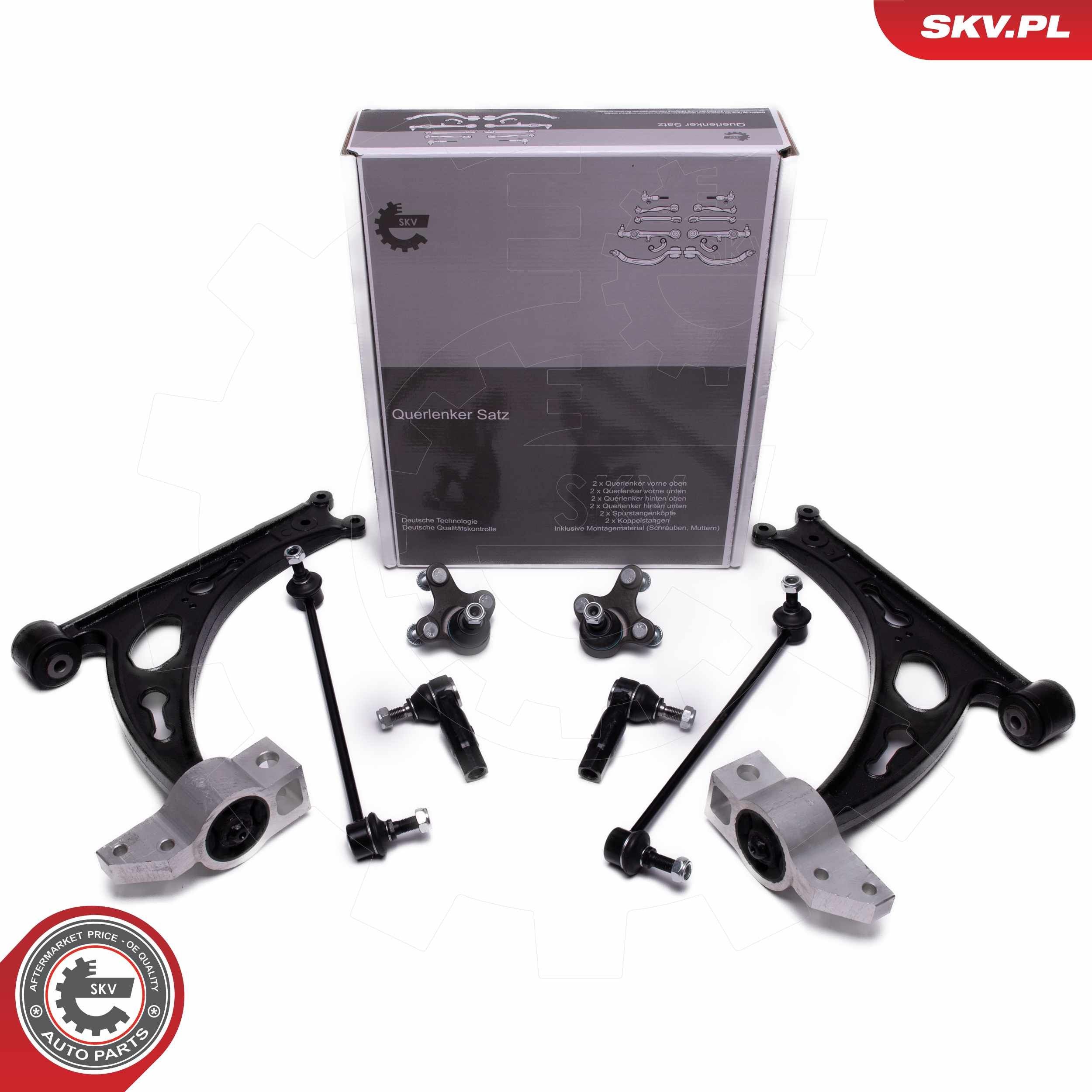 ESEN SKV Σετ τιμονιού, ανάρτηση τροχών 04SKV900 04SKV900 Σετ επισκευής ψαλίδι ESEN SKV JAGUAR XF