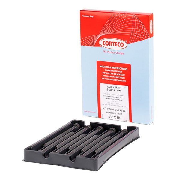CORTECO Sada skrutiek hlavy valcov 016738B Sada skrutiek hlavy valcov CORTECO Isuzu ELF 016738B