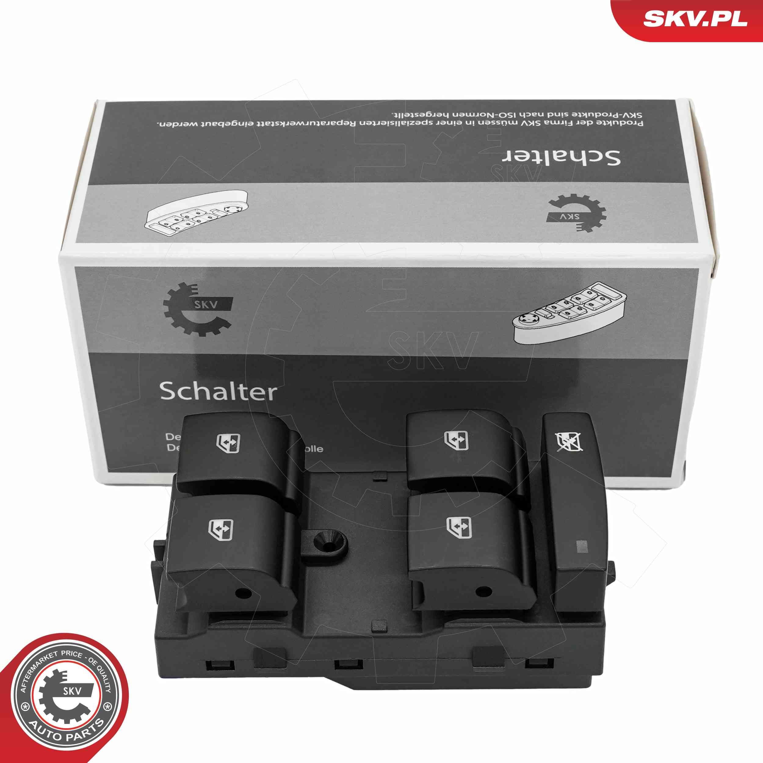 ESEN SKV Brytare, fönsterhiss 37SKV503 37SKV503 ESEN SKV elhiss strömställare OPEL ASTRA