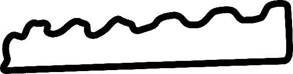 CORTECO Pakning, Ventildæksel 026244P Topdækselpakning CORTECO Alfa Romeo 33 026244P