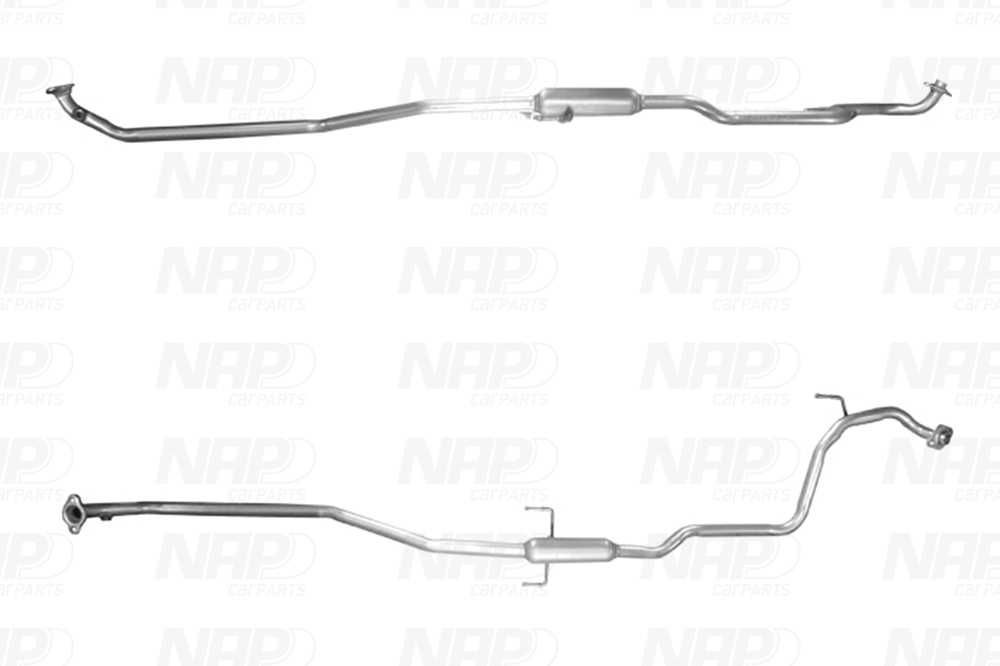 NAP carparts Eksosrør CAC10657 Eksosrør NAP carparts Toyota AVENSIS CAC10657