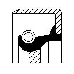 CORTECO Wellendichtring, Schaltgetriebe 12011445B 12011445B CORTECO Getriebe Dichtung Fiat Tipo Kombi Kosten