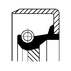 Keerring, versnelling CORTECO 12011464B CORTECO 12011464B: Pakkingsset automatische transmissie Fiat 500 2022