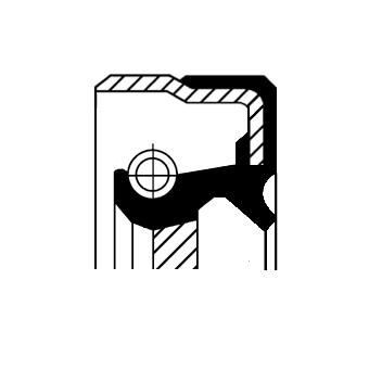 CORTECO Shaft Seal, manual transmission 12015259B MERCEDES-BENZ 123-Series CORTECO gearbox gaskets 12015259B