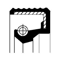 CORTECO Vārpstas blīvgredzens, Riteņa rumba 12017299B Vārpstas blīvgredzens, riteņa rumba CORTECO XE 12017299B lēti