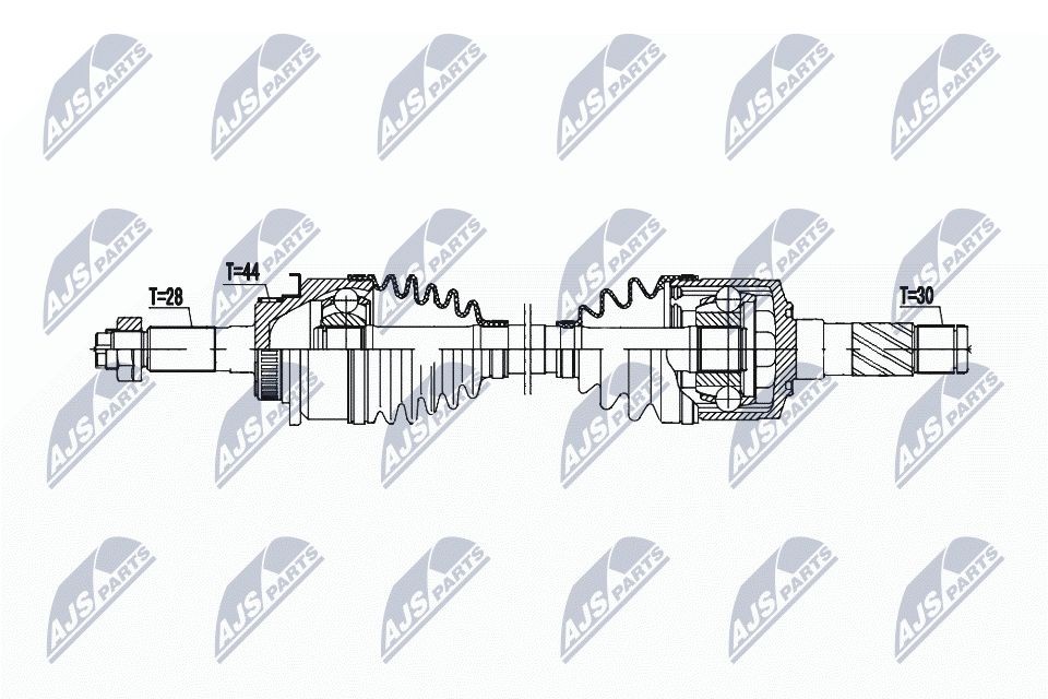 Άξονας μετάδοσης κίνησης NTY NPW-MZ-090 NTY NPW-MZ-090 Ημιαξόνιο MAZDA TRIBUTE 2009