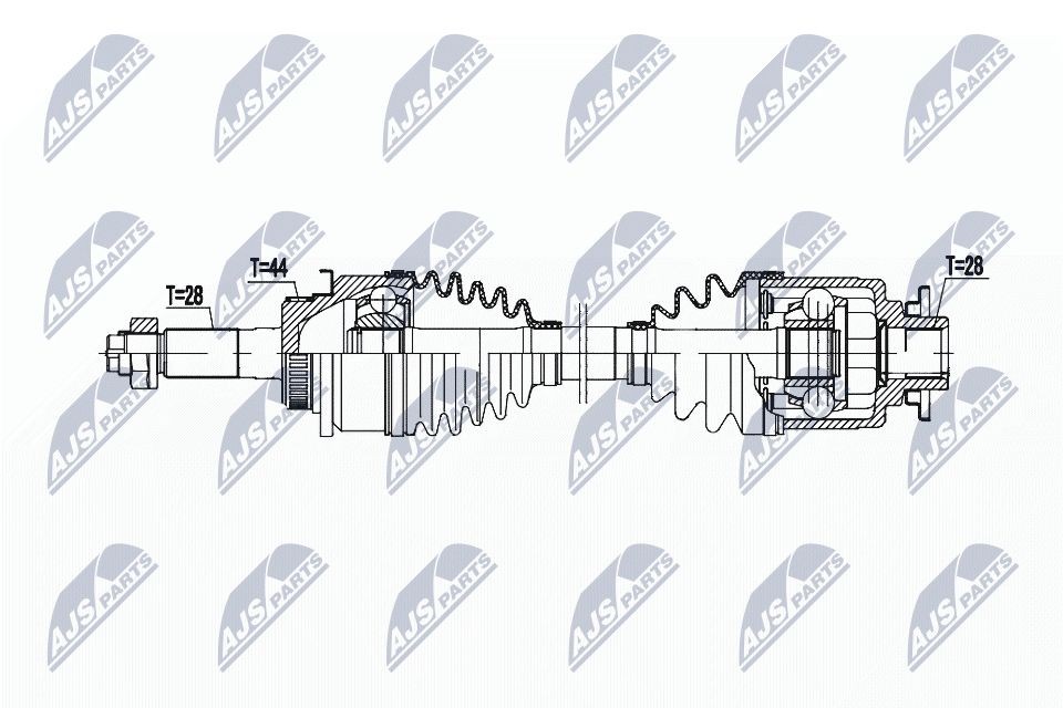NTY Antriebswelle NPW-MZ-092 NTY NPW-MZ-092 Antriebswelle