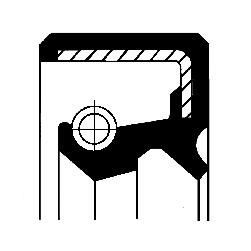 CORTECO Shaft Seal, wheel hub 19016619B CORTECO 19016619B NISSAN Trade Platform / Chassis shaft seal, wheel hub replacement